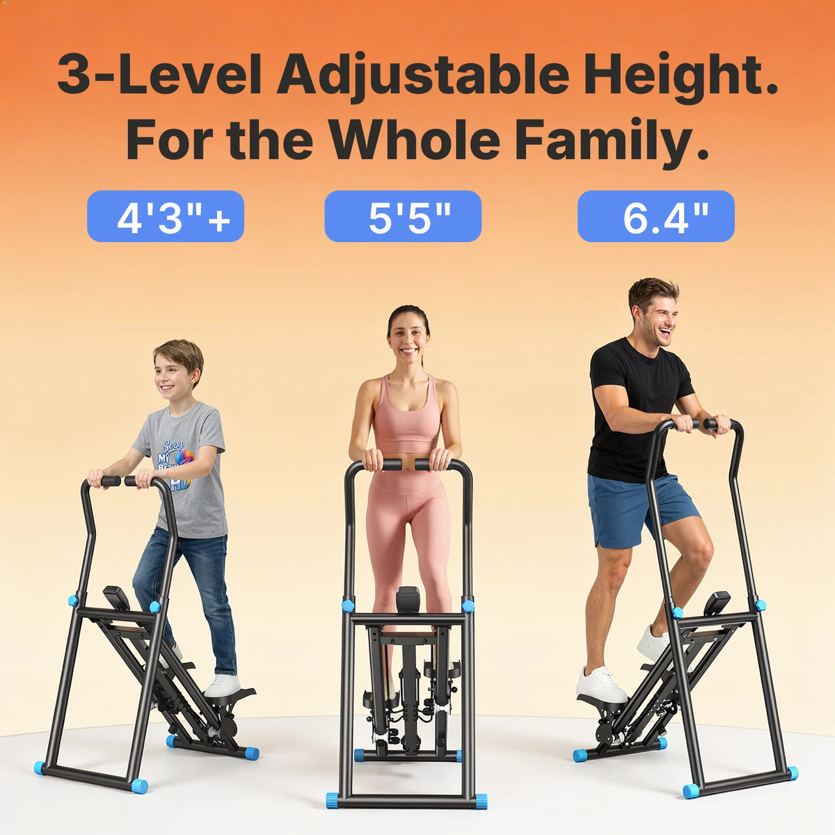 MERACH Foldable Stair Stepper for Full Body Home Workouts