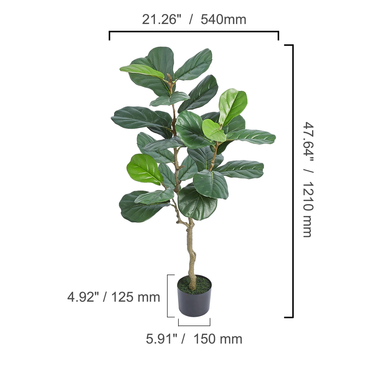 SucceBuy Artificial Olive Tree With Secure Anti Tip Protection