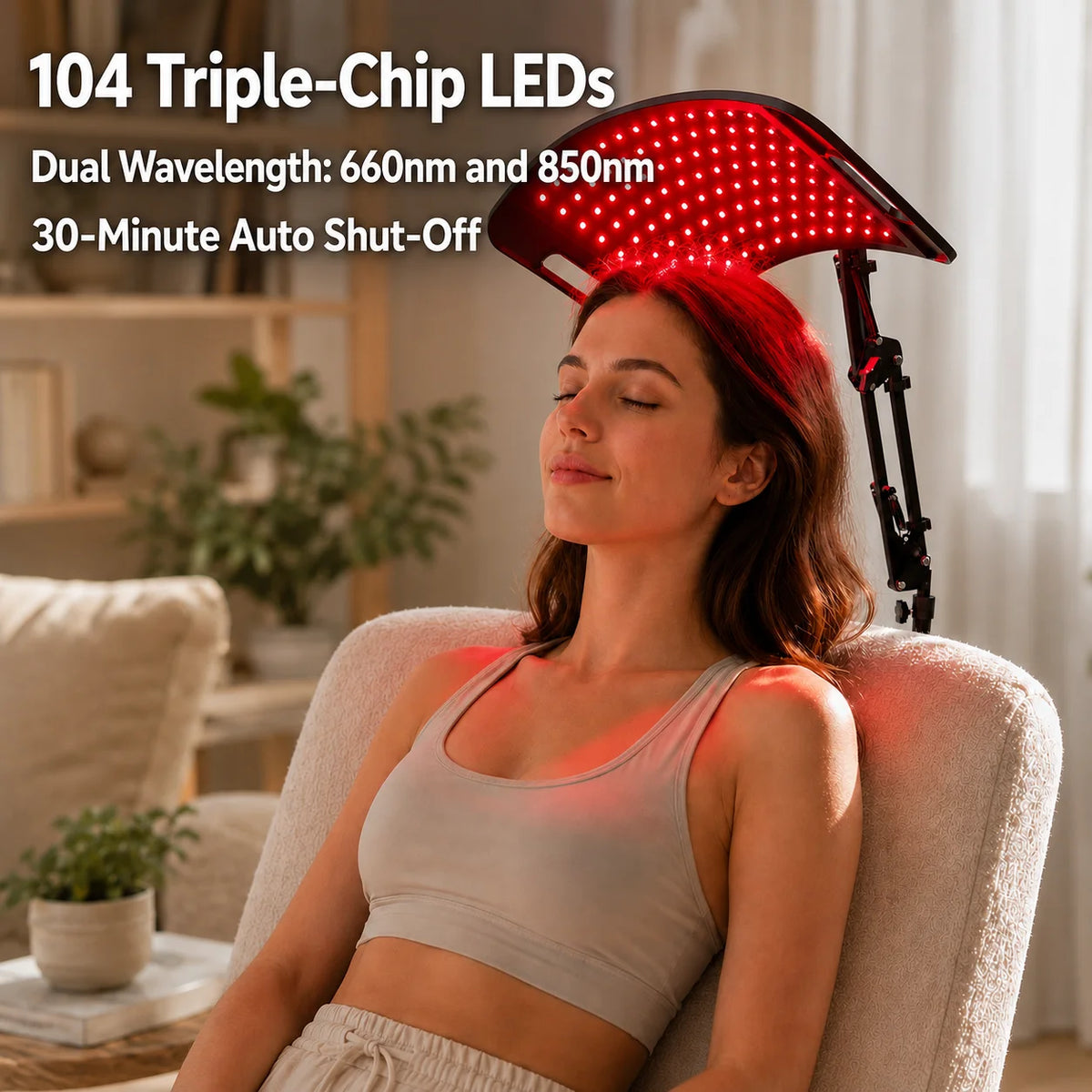 Red Light Therapy Panel for Face and Body Treatment Device