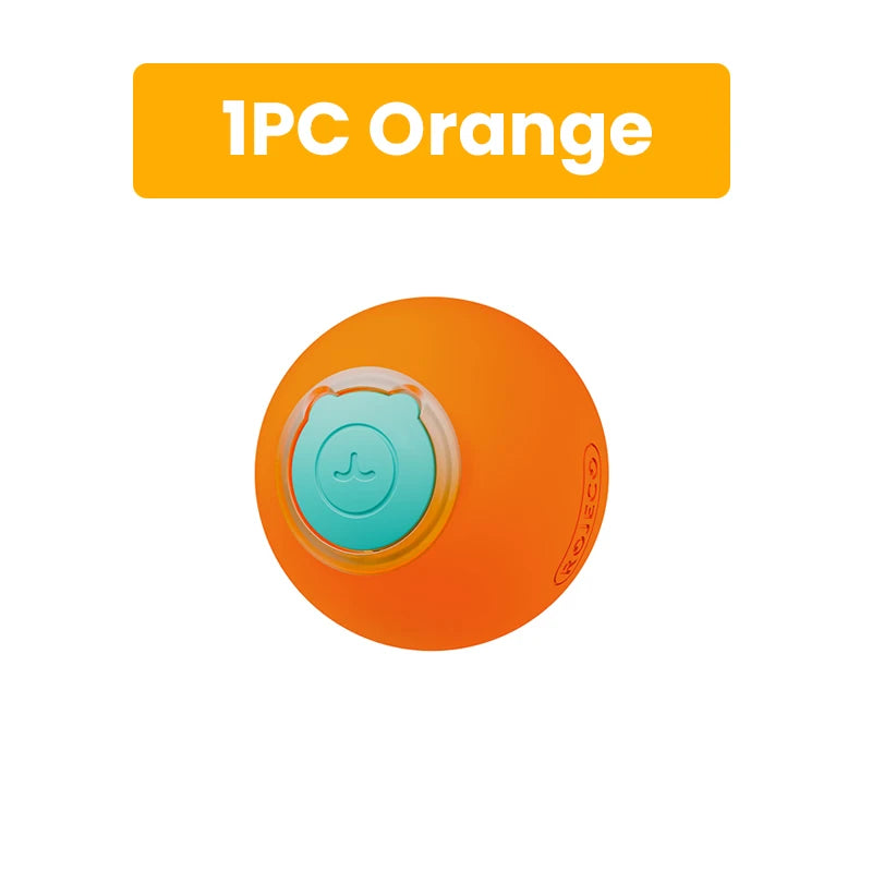 ROJECO Automatic Interactive Rolling Cat Ball Toy with LED Light