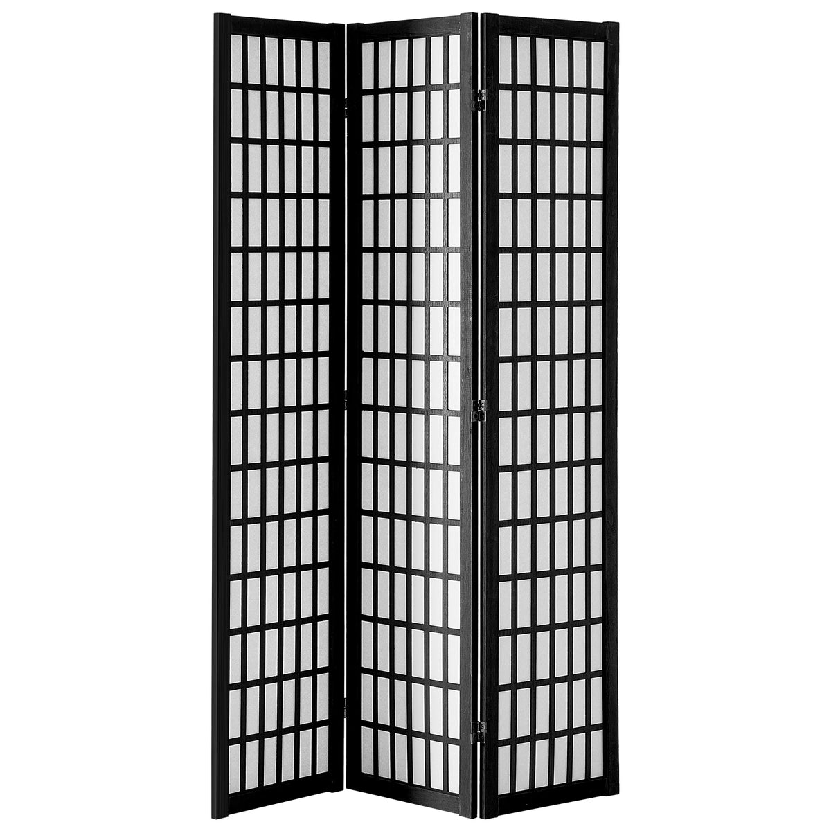 SucceBuy Folding Wooden Privacy Screen Room Divider for Home Office
