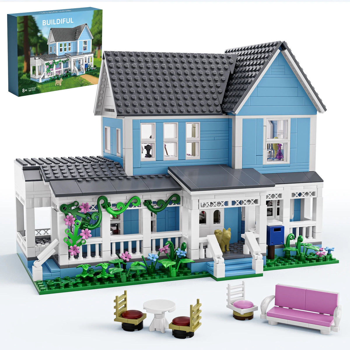 Lorelai Palace Building Blocks Set for Home Decor and Gifts