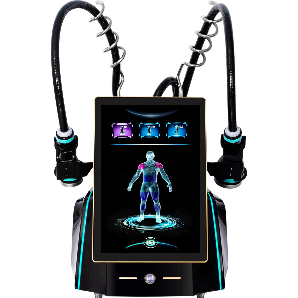 Portable Coolwaves RF Radiofrequency 2.45 GHz Slimming Body Sculpt & Face Body Tightening Cellulite Reduction Desktop Machine
