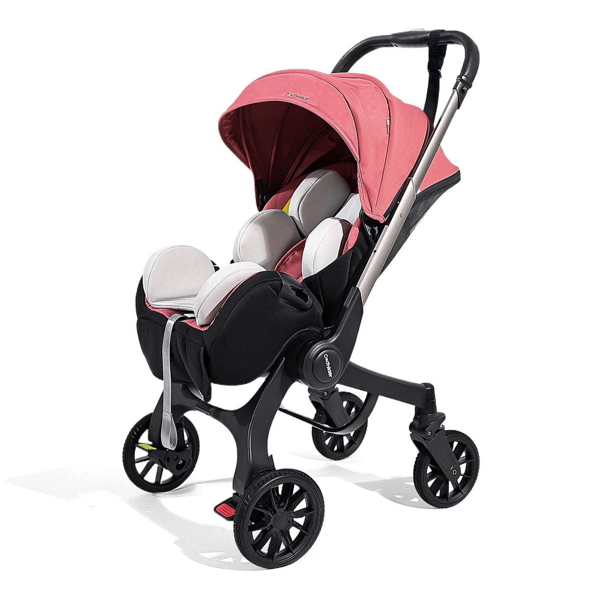 Cochildor Foldable Four Wheel Stroller With Comfortable Fabric Seat