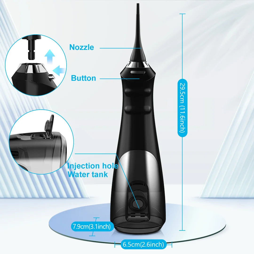 SEJOY Portable Water Flosser Oral Irrigator With Multiple Cleaning Modes