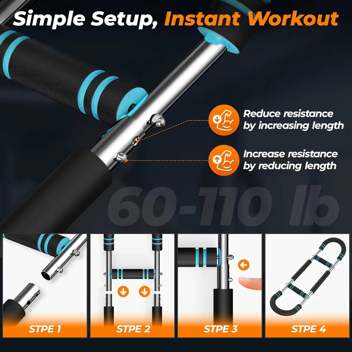 Arm Twister Trainer Non Slip Grip Strength Training Equipment for Home Gym