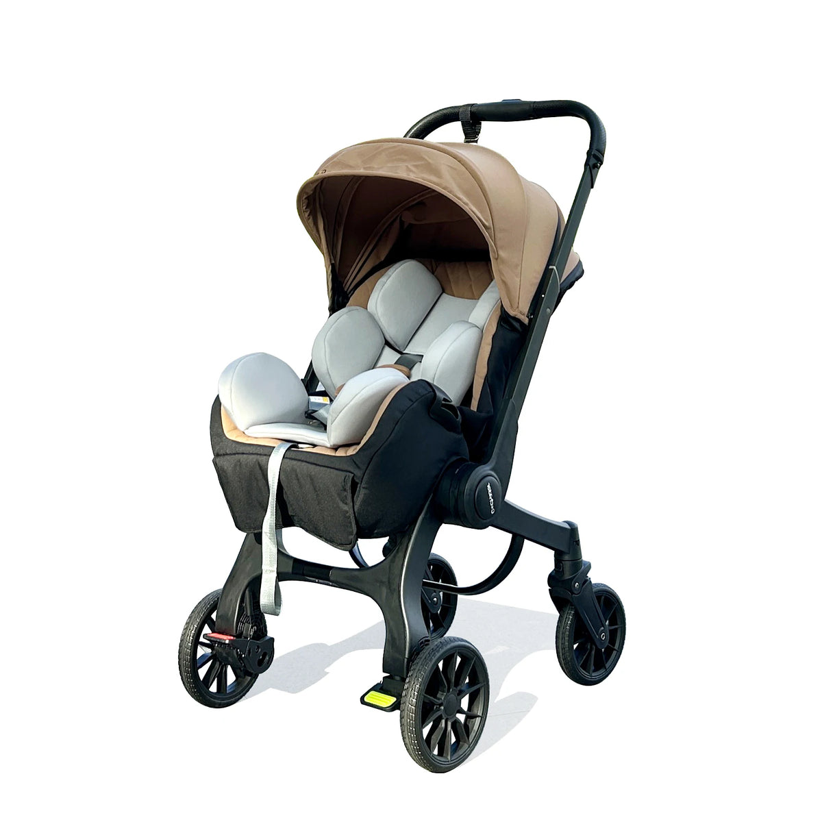 Cochildor Foldable Four Wheel Stroller With Comfortable Fabric Seat