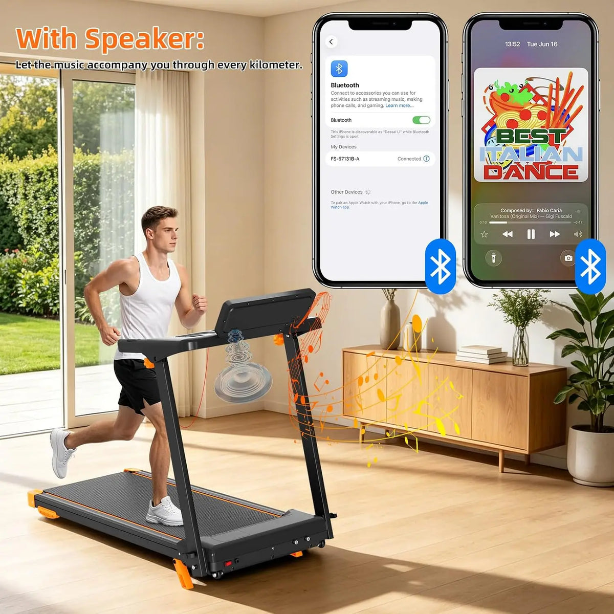 Walking Pad Treadmill With 12 Percent Incline And App Control