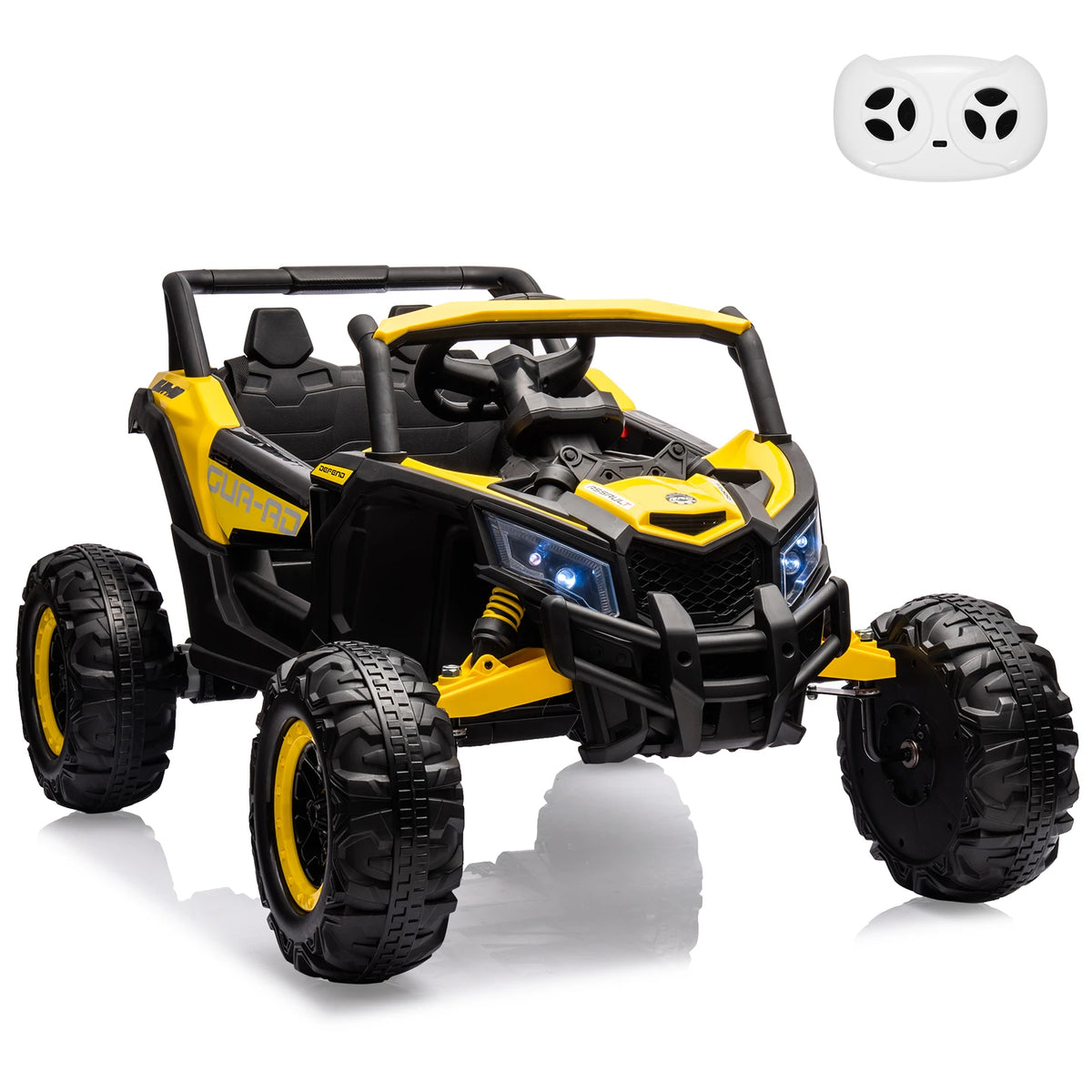 HiMISS Kids Ride On UTV With Remote And Dual Motors