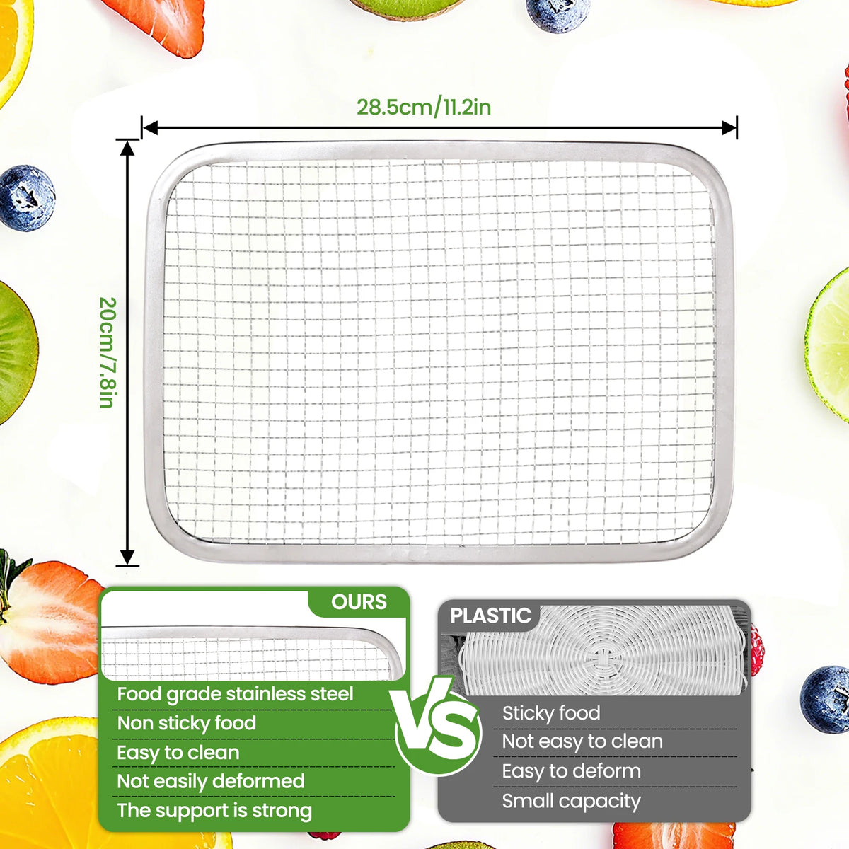 Commercial Stainless Steel Electric Food Dehydrator With Touch Panel