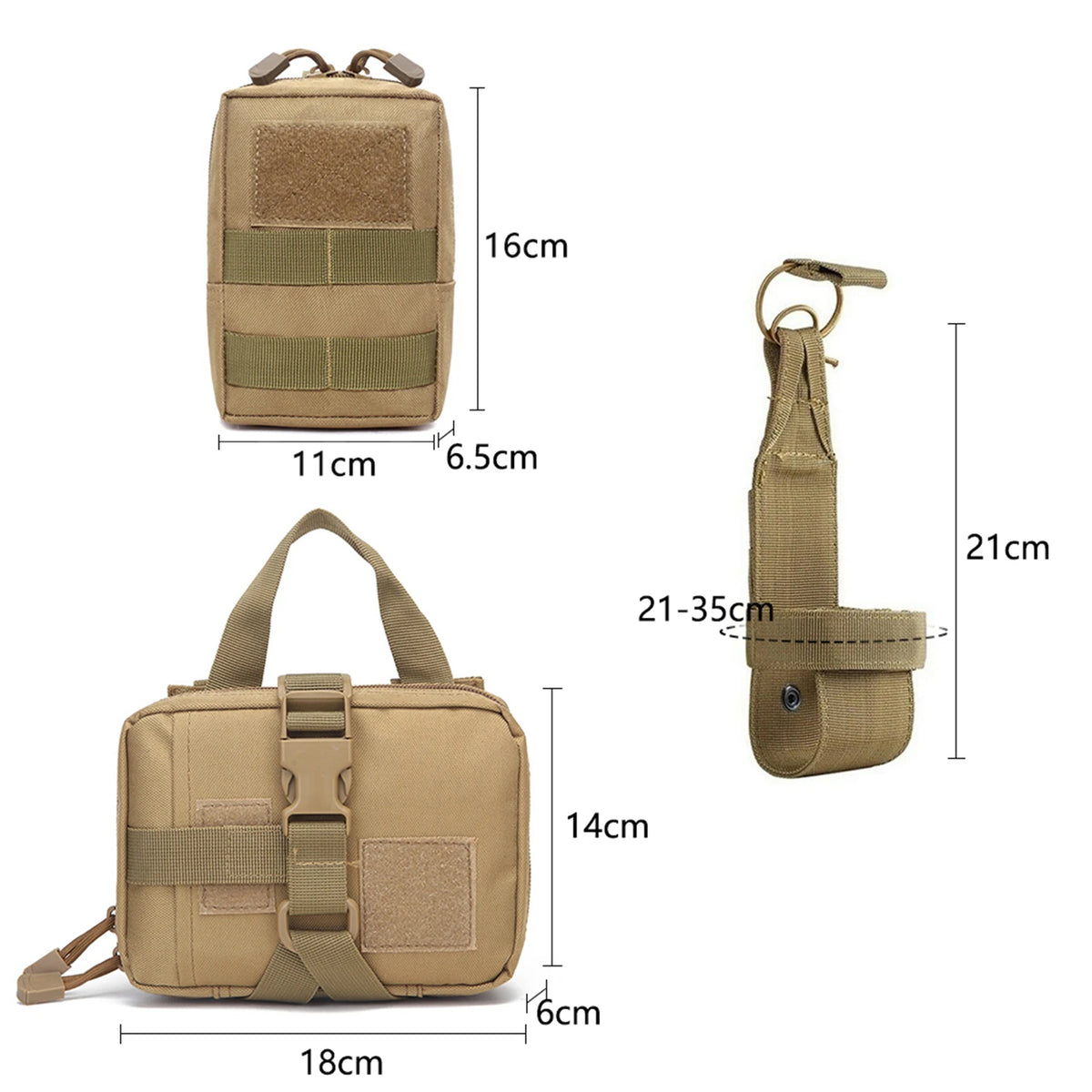 PETRAVEL Tactical Dog Harness with Collar Leash and Molle Pouches