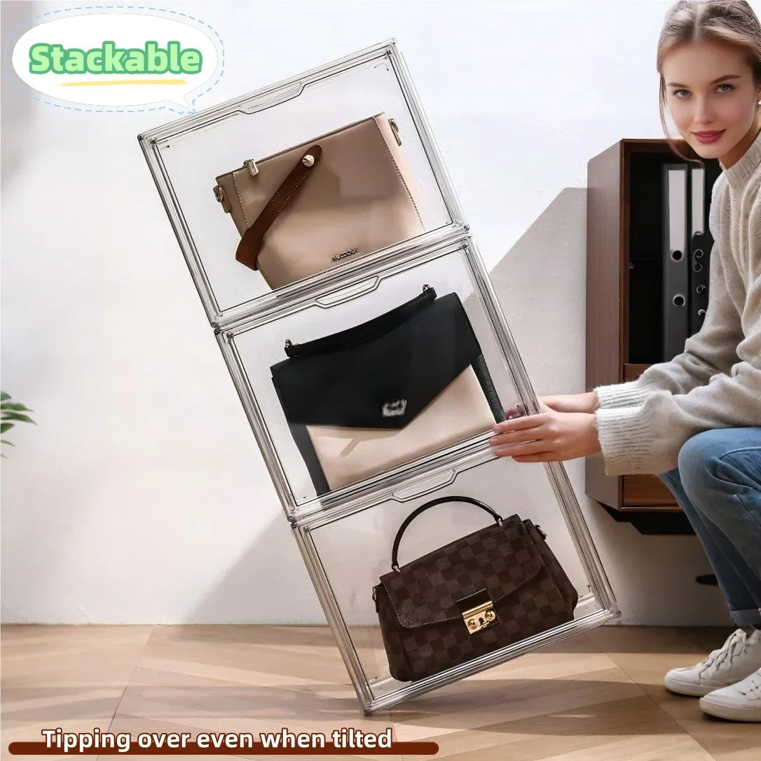 Acrylic Clear Display Case Organizer For Figures And Collectibles