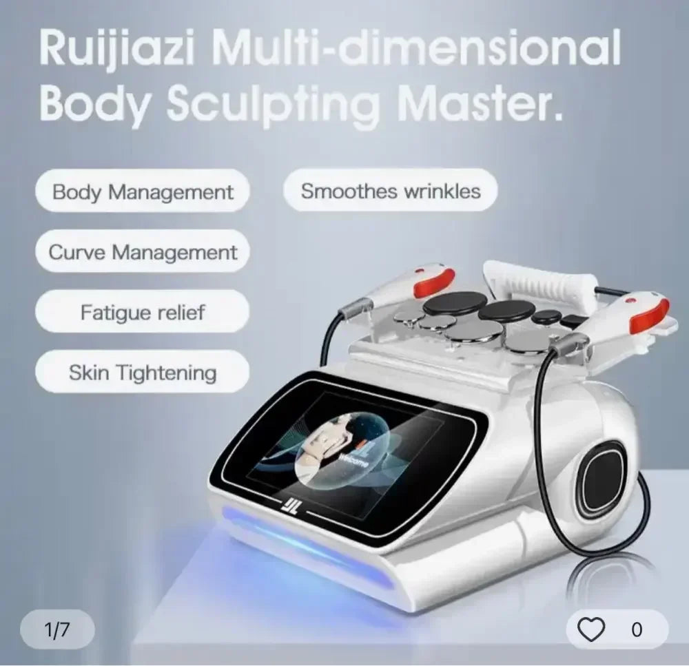 XHUODADA 448KHz Tecar Therapy Machine Skin Tightening and Pain Relief