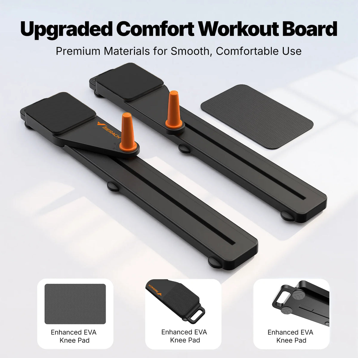 MERACH Foldable Pilates Reformer Board for Full Body Home Workouts