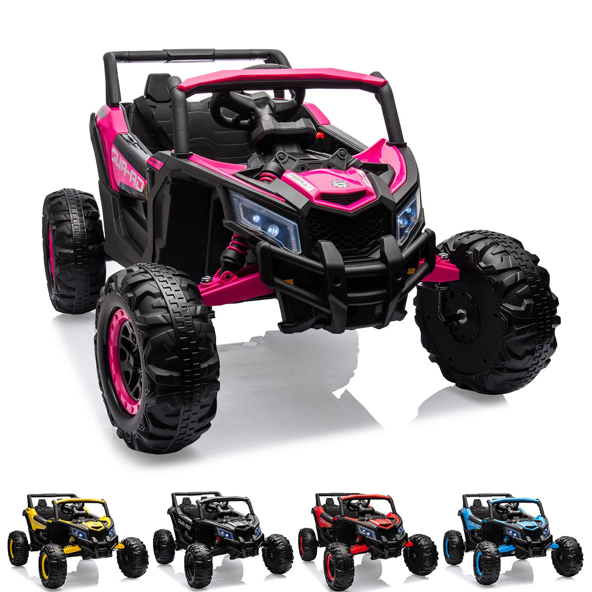 HiMISS Kids Ride On UTV With Remote And Dual Motors