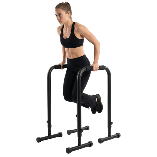 Adjustable Heavy Duty Dip Bars for Home Gym Strength Training