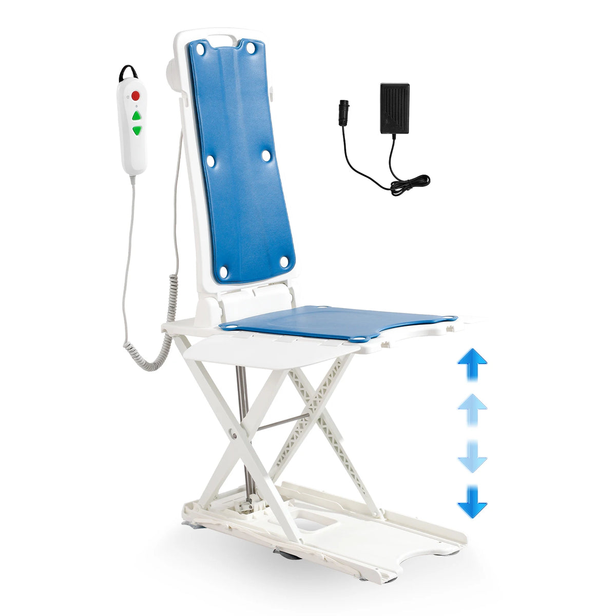 SucceBuy Electric Chair Lift Devices to Lift Elderly off Floor for Elderly 45° Tilt for Seniors Patient Support Up to 310 LBS
