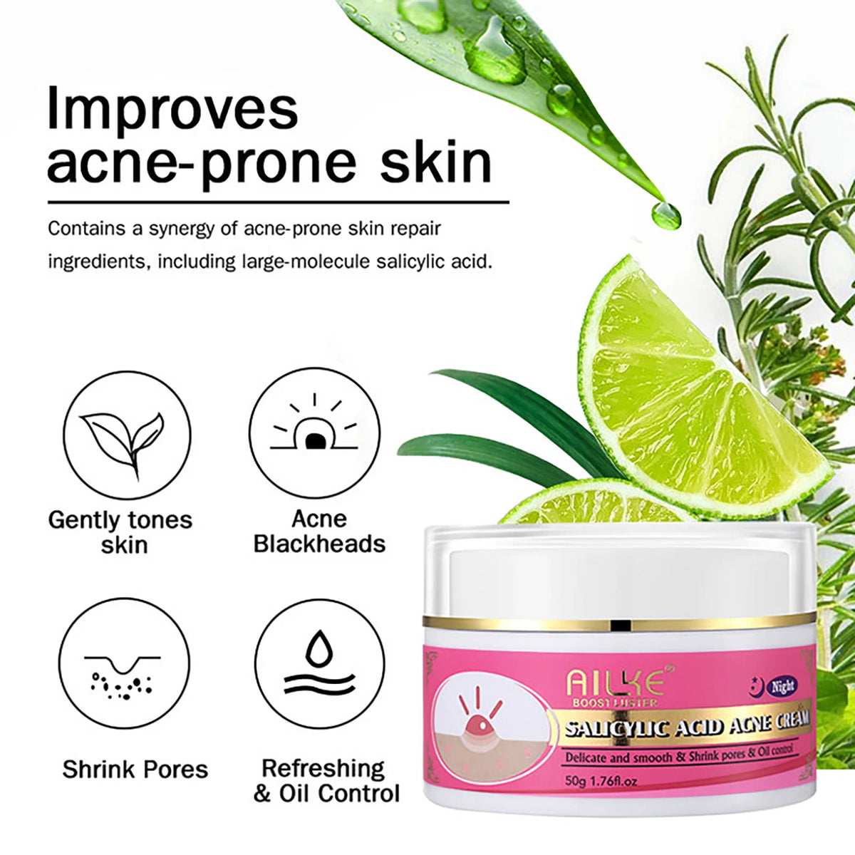 AILKE Natural Skin Brightening And Moisturizing Skincare Set