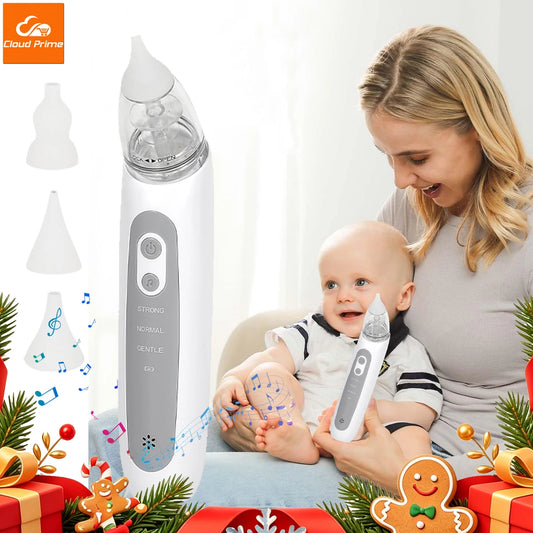 Cloud Prime Electric Baby Nasal Aspirator for Gentle Congestion Relief