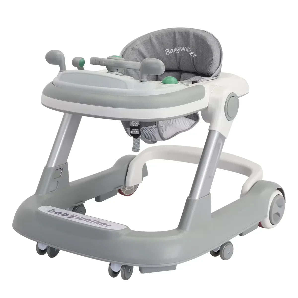 2 In 1 Baby Walker With Removable Feeding Tray For Toddlers