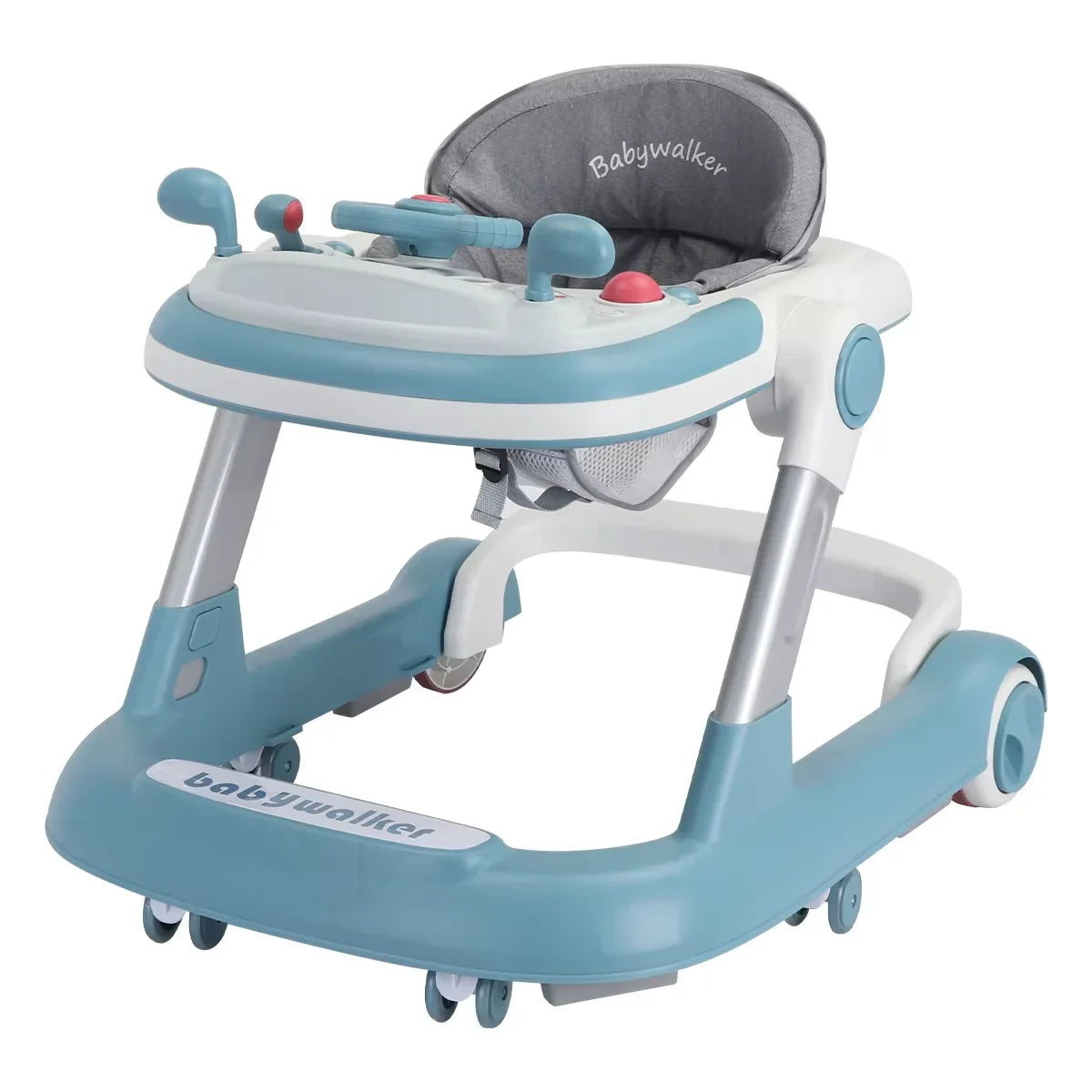 2 In 1 Baby Walker With Removable Feeding Tray For Toddlers