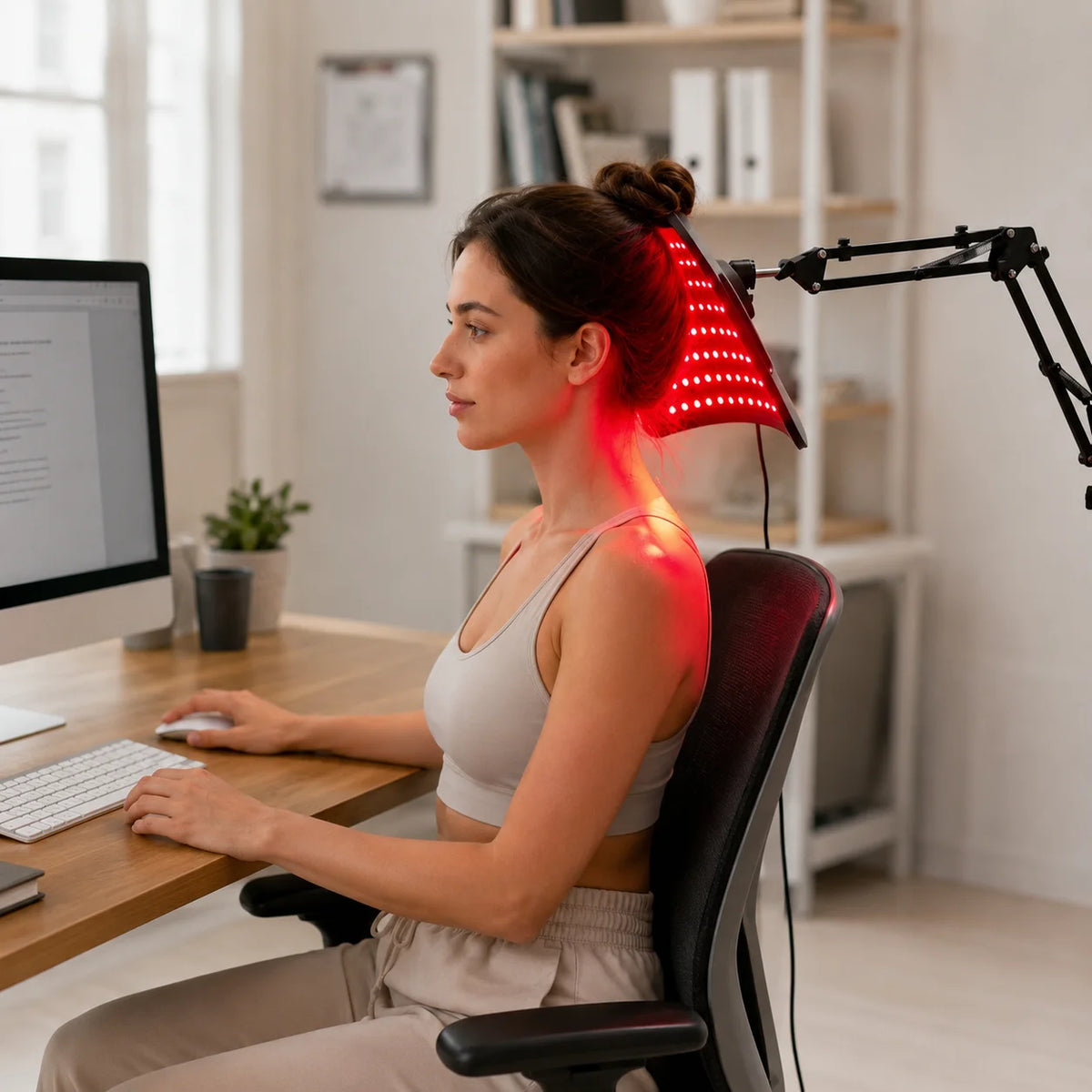 Red Light Therapy Panel for Face and Body Treatment Device