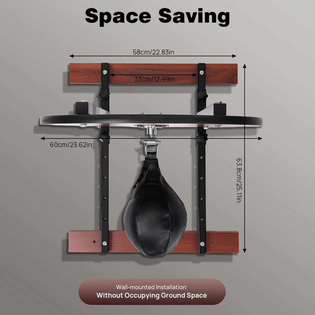 Heavy Duty Adjustable Wall Mounted Boxing Speed Bag Training Kit