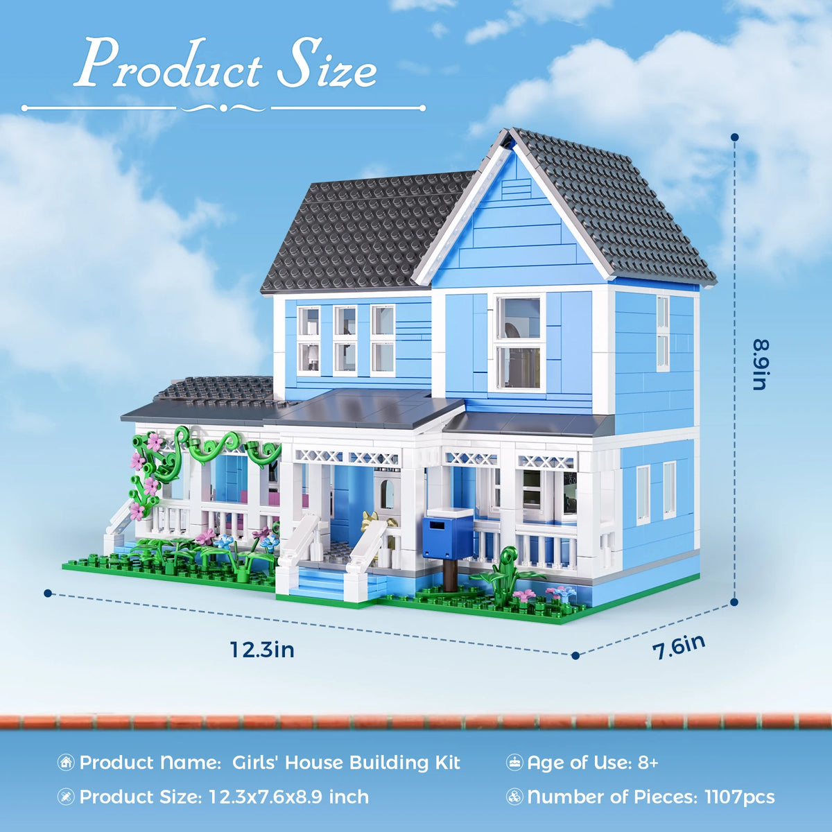 Lorelai Palace Building Blocks Set for Home Decor and Gifts
