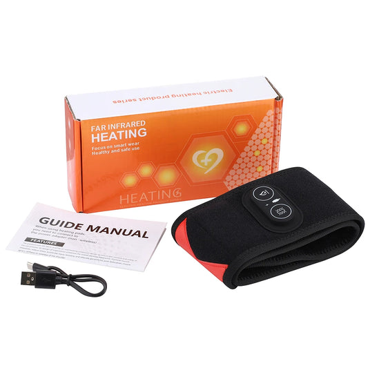 Hailicare Infrared Heated Wrist Brace With Vibration Massage Support