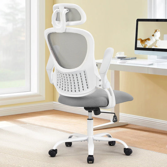 JHK Mesh Ergonomic Office Chair With Headrest And Lumbar Support