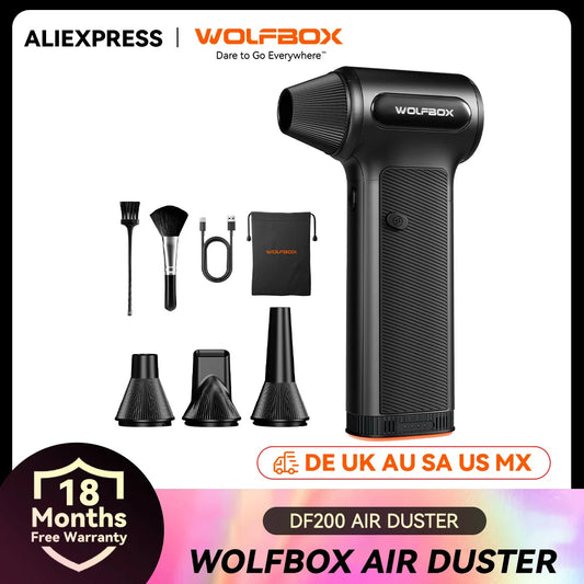 WOLFBOX DF200 Electric Air Duster and Portable Wireless Blower