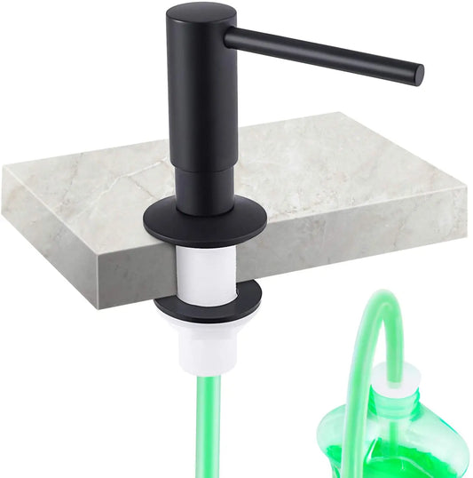 Samodra liquid Soap Dispenser With Extension Tube Kit Brass Pump Head For Kitchen Sink Bathroom accessories 4 color dispenser So
