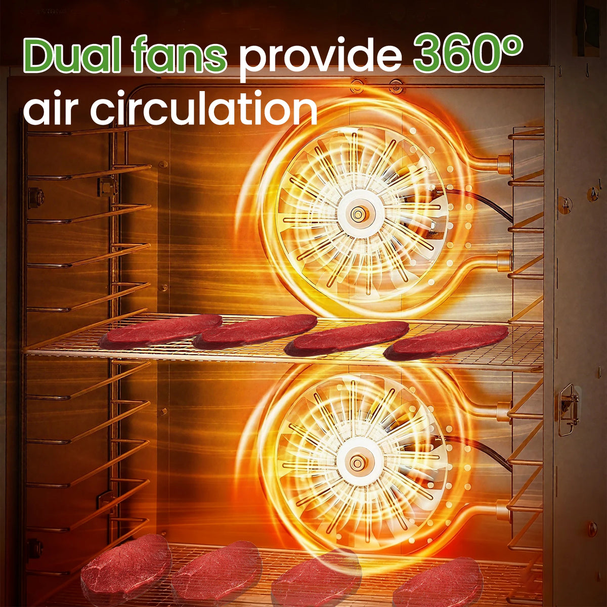 Commercial Stainless Steel Electric Food Dehydrator With Touch Panel