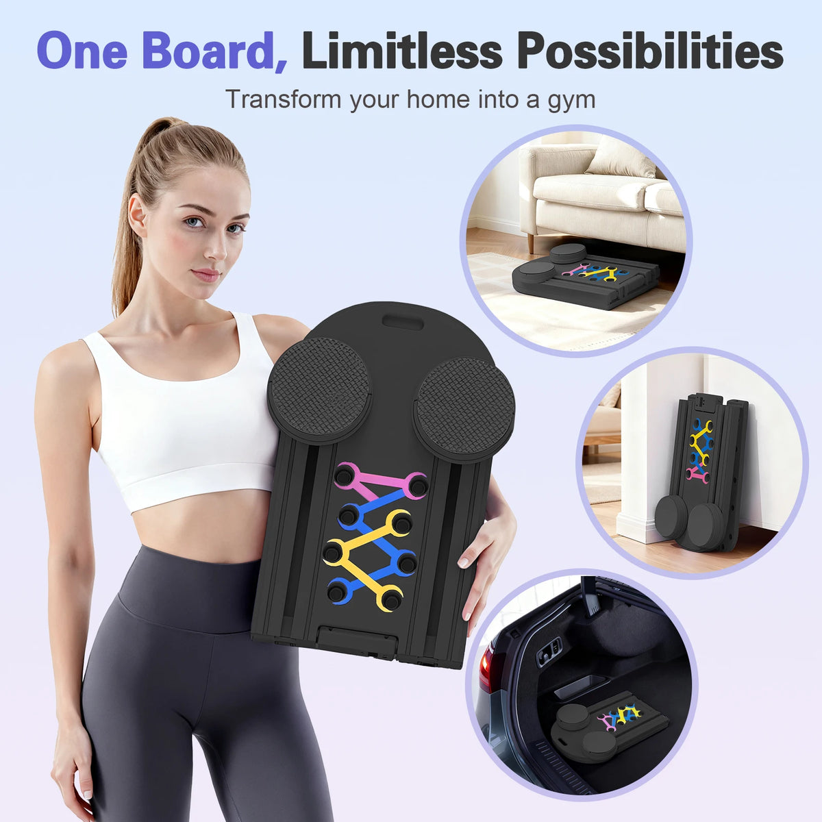Multifunctional Pilates Abdominal Board for Full Body Strength Training
