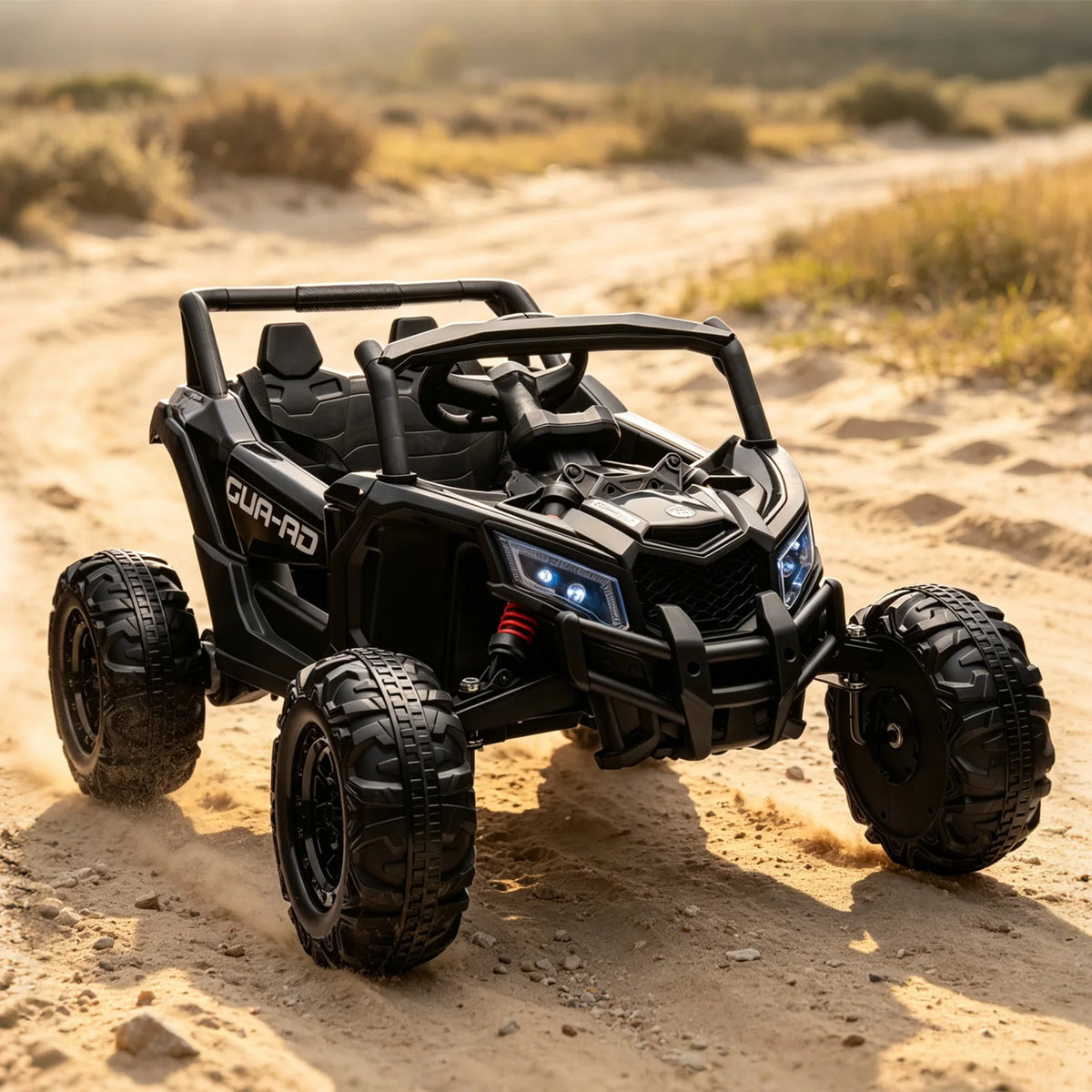 HiMISS Kids Ride On UTV With Remote And Dual Motors