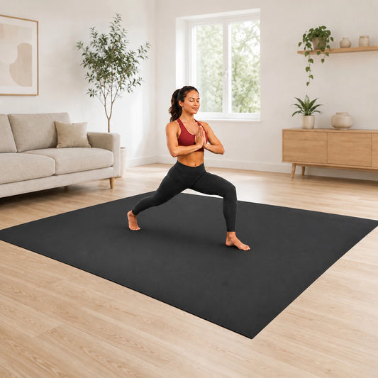 Thick Non-Slip Workout Mat for Yoga Cardio and Weight Training