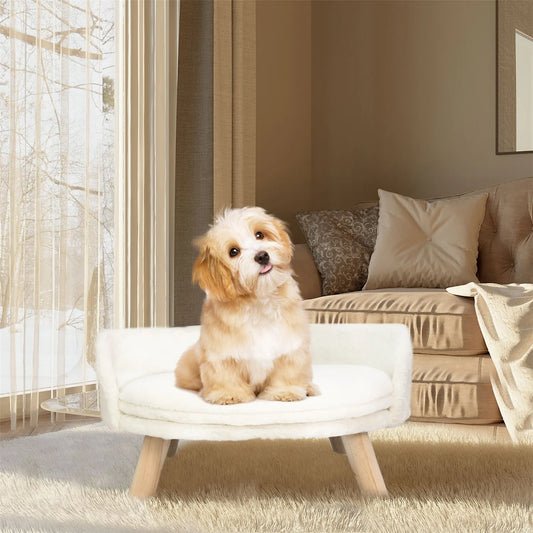 BINGOPAW Raised Pet Sofa Bed With Removable Cushion