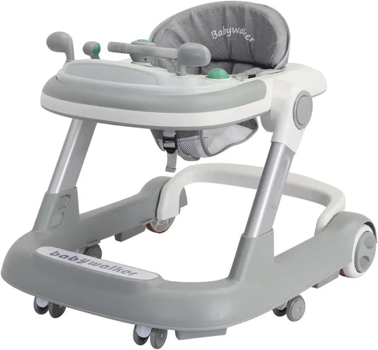 2 In 1 Baby Walker With Removable Feeding Tray For Toddlers